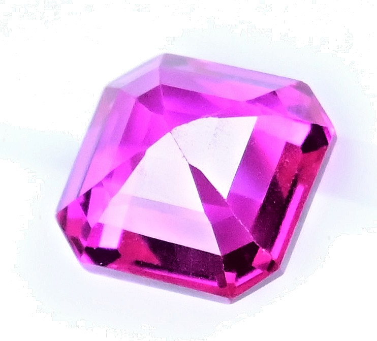 5.75 Ct Natural Mogok Pink Ruby Octagon Shape Certified Flawless Loose Gemstone