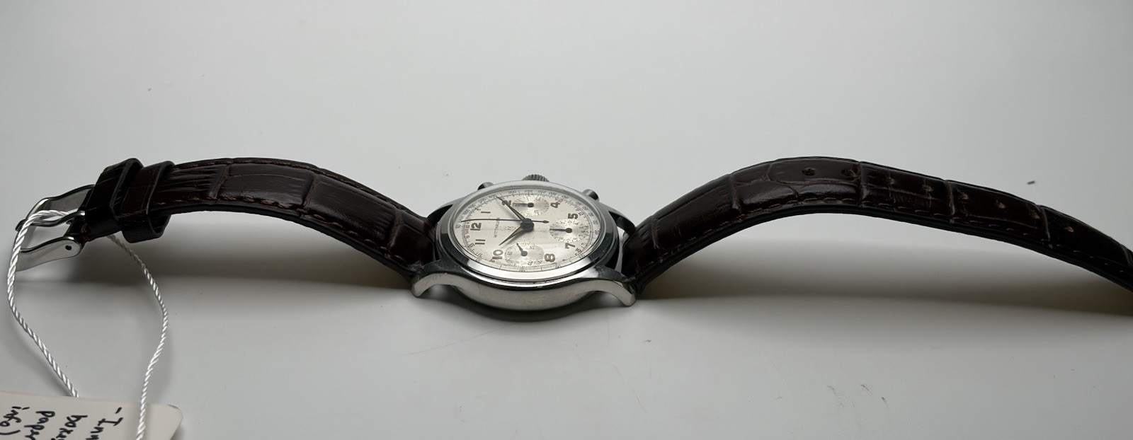 1960s Wittnauer 235T Chronograph – Valjoux 72, Blued Hands – Check It Out!