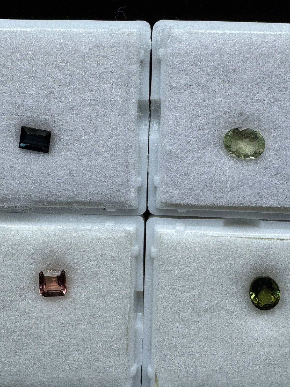 ALL TOURMALINES: PRECIOUS GEMSTONE INVESTMENT LOT #33: 4 GEMS, 4.32 TCW. Nigeria