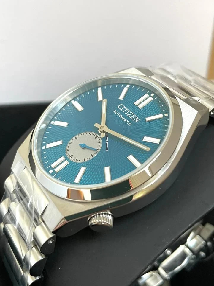 Citizen Tsuyosa NK501051L Mens Stainless Steel Blue Analog Dial Wristwatch 40mm