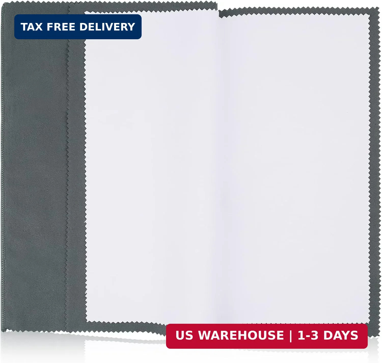 New 2 Pack XL 14×11″ Silver Polishing Cloths Clean 925 Silver Gold Jewelry
