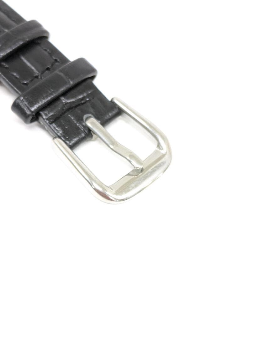 SEIKO 1400-5240 Rectangular Wristwatch Black Quartz From Japan