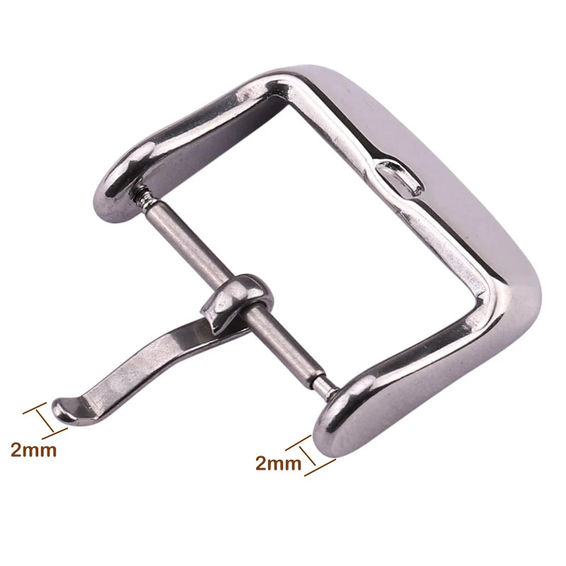 16mm 18mm 20mm 22mm 24mm 15pcs Stainless Steel Watch Buckle Set Metal Clasps