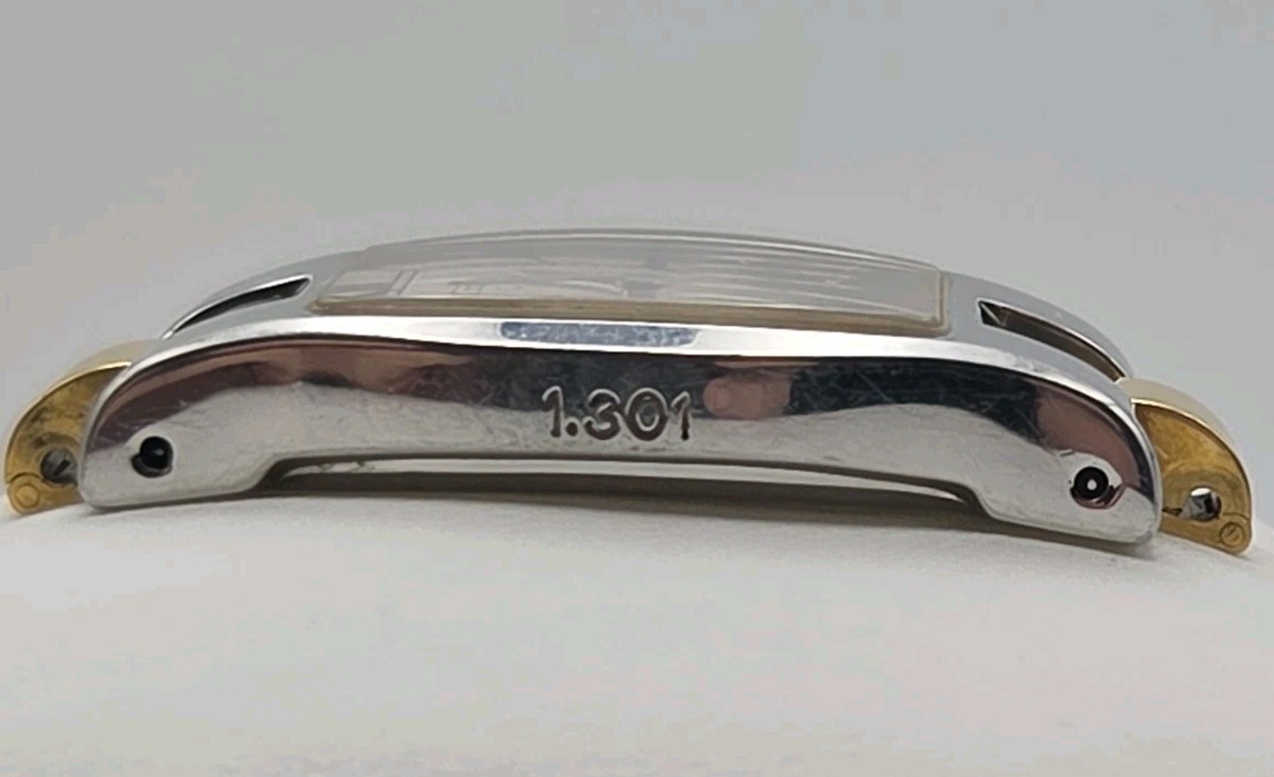 Enigma 22mm Tonneau Barrel Silver Case Dial Swiss Small Seconds Dial 6 O’clock