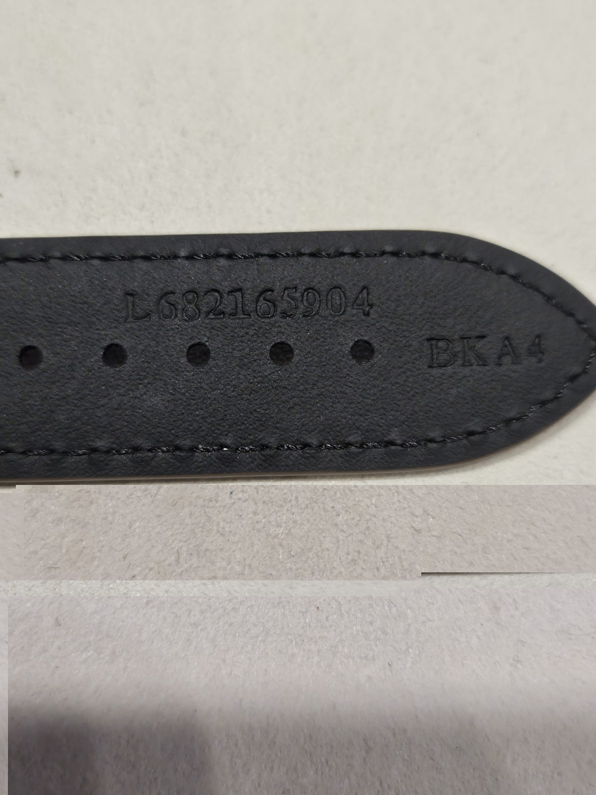 Genuine Longines Spirit Zulu Time Beige Leather Strap 22/18 OEM L682165904 NEW