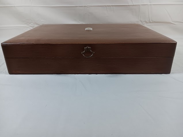 Vintage 6 Slot Watch Storage Box With Helbros Watch Face