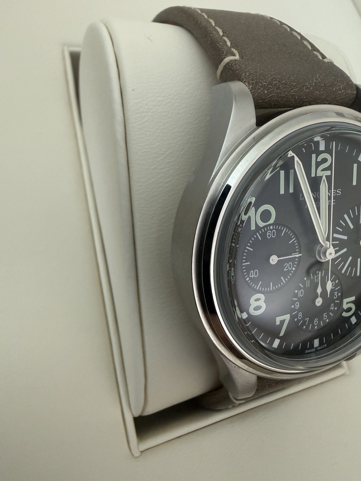 LONGINES AVIGATION BIG EYE 41mm BLACK DIAL FULL SET L2.816.4.53.2 **worn**