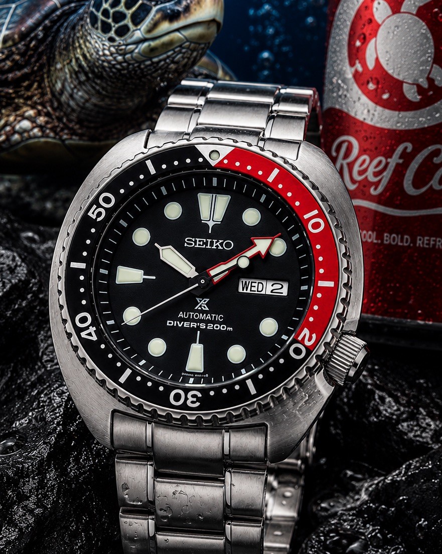 Seiko Prospex Turtle SRP789J1 “Coke” Black Automatic Diver 200m 4R36 Box Papers