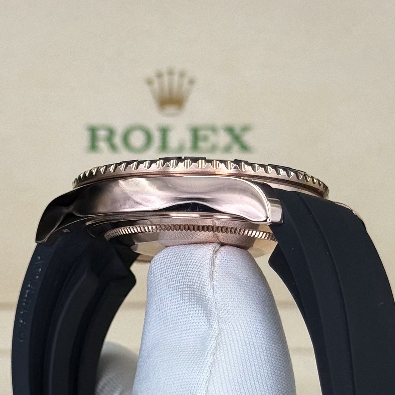 Rolex Yacht-Master 37 Rose Gold Certified Rolex Preowned 2024 Ref 268655