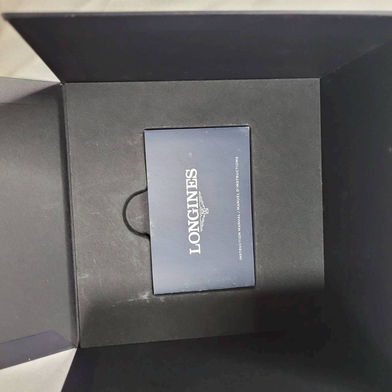 Genuine LONGINES Watch Box Leather Box & Outer Box & Booklet & Watch Strap Joint