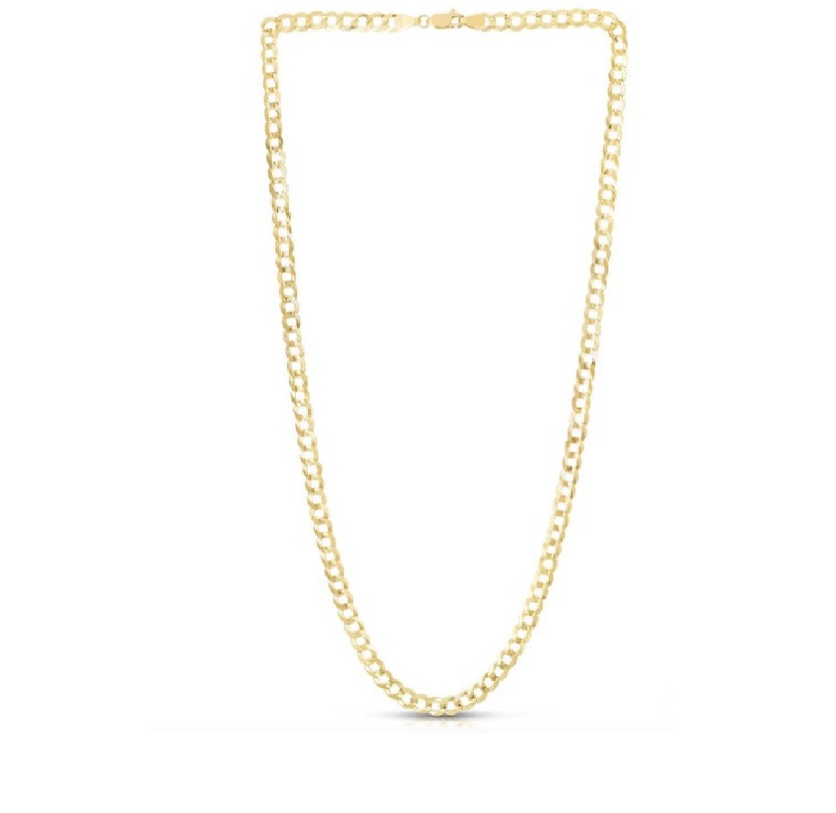 Designer Inspired 18K Gold Filled 2mm Thin Italian Curb Link Chain Necklace R70G