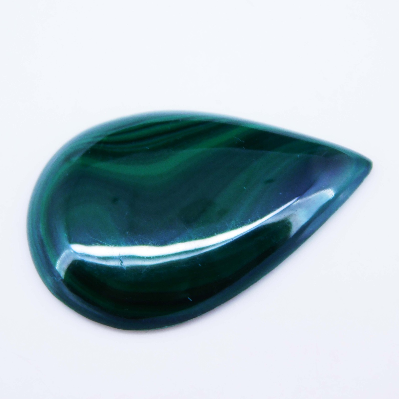 40.85 Ct Natural Congo Green Malachite Cab Certified Designer Loose Gemstone
