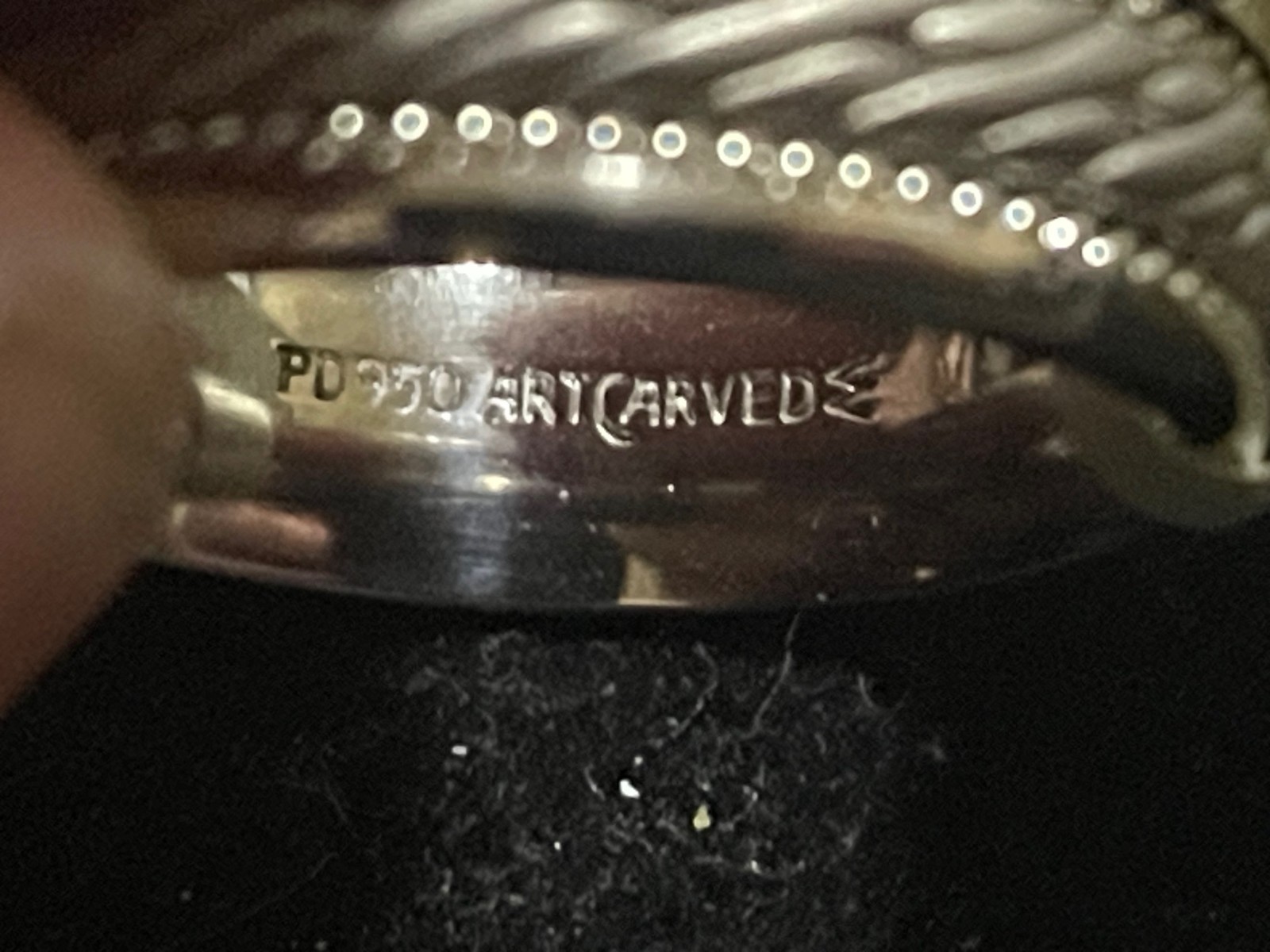 ArtCarved PALLADIUM WEDDING BAND 950 7.5g SIZE 10
