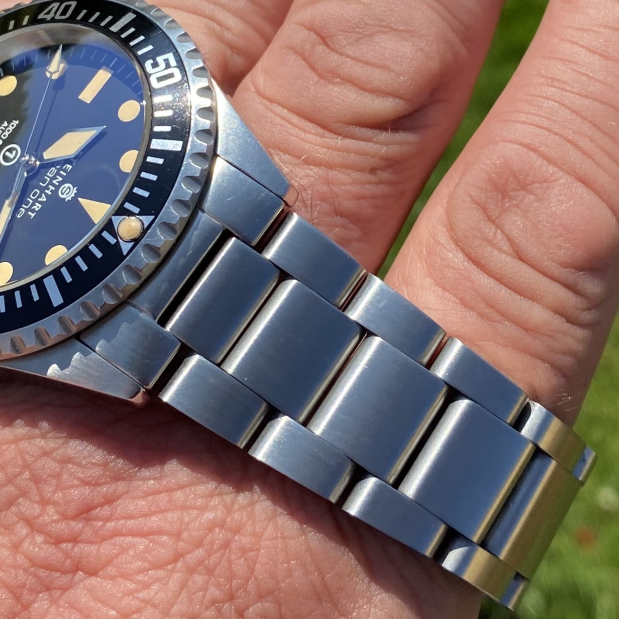 Steinhart Ocean One Vintage Military OVM Black Automatic Diver Watch 42mm