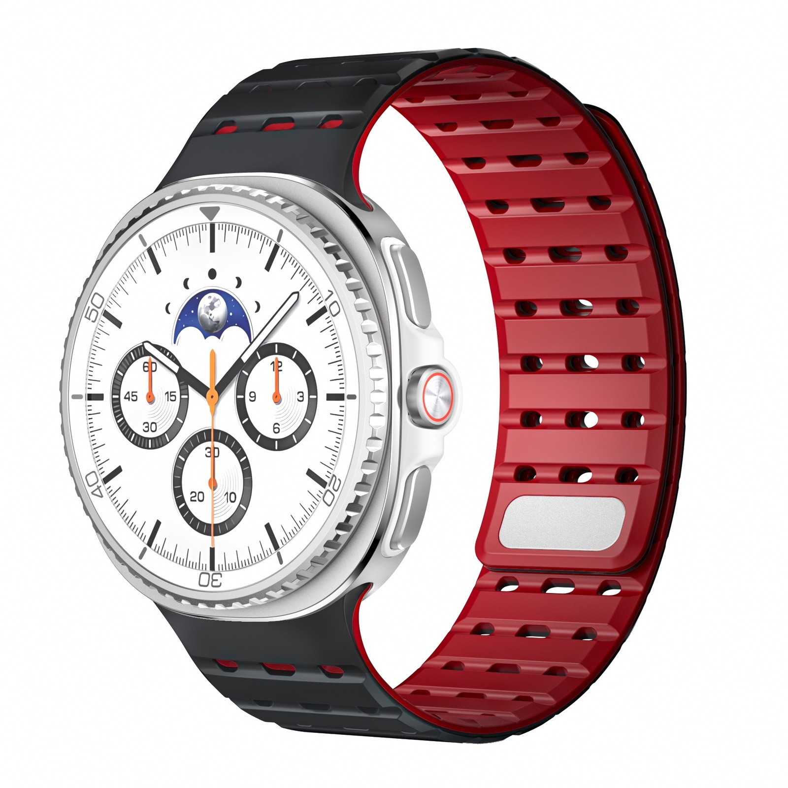 Magnetic Band for Samsung Galaxy Watch 8/8 Classic Soft Silicone Sport Strap