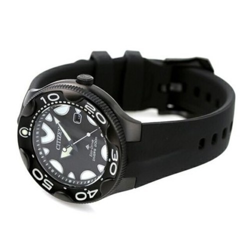 CITIZEN Promaster MARINE BN0235-01E Eco-Drive Solar Men’s SS Black Wristwatch