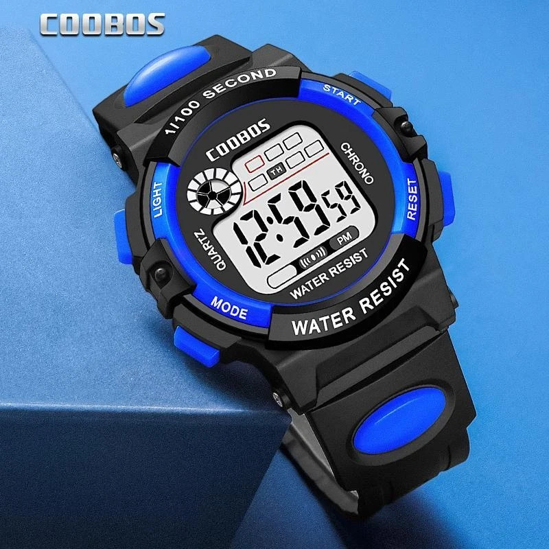 Children Watch Sports Digital Watch for Kids Boys Girls Student 30m