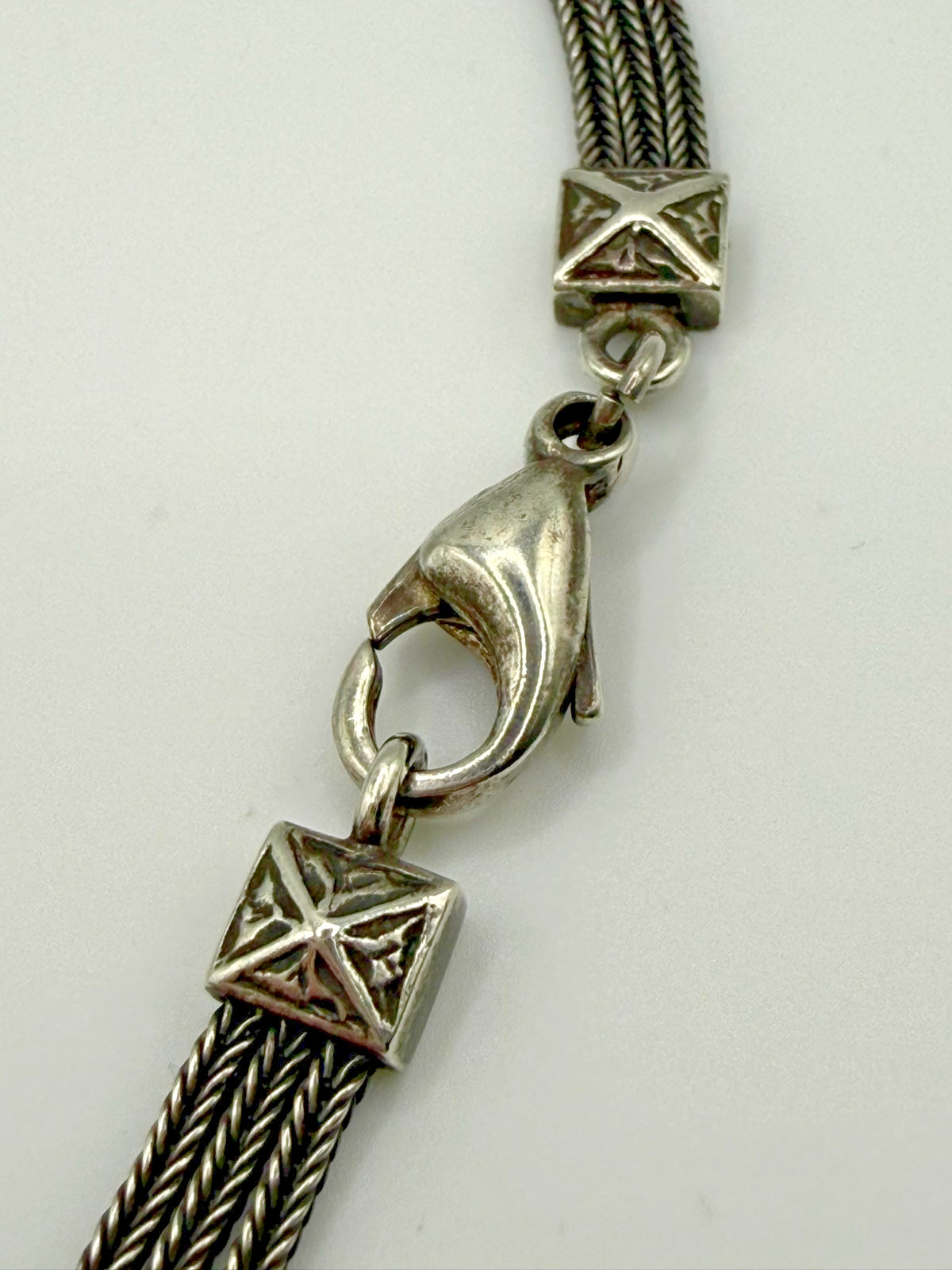 Savati Greek 925 & 22K Gold Byzantine Necklace, Mother of Pearl