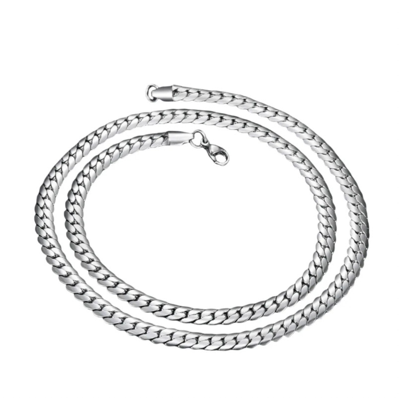 925 Sterling Silver Miami Cuban Curb Chain Necklace 18-24″ MEN WOMEN 4mm