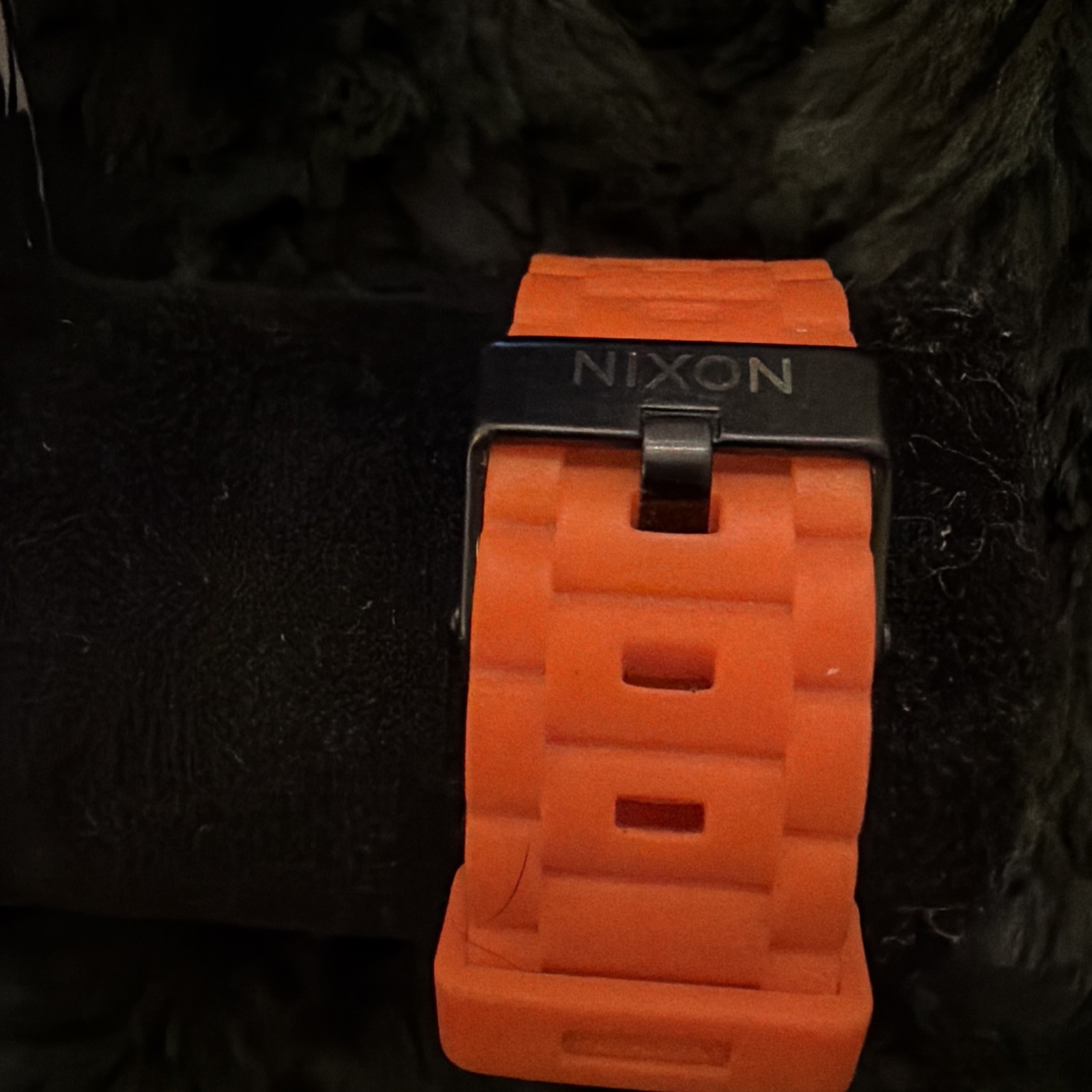 Nixon The Rubber Player “Yes It’s Real” Orange Surf Men’s Analog Wrist Watch