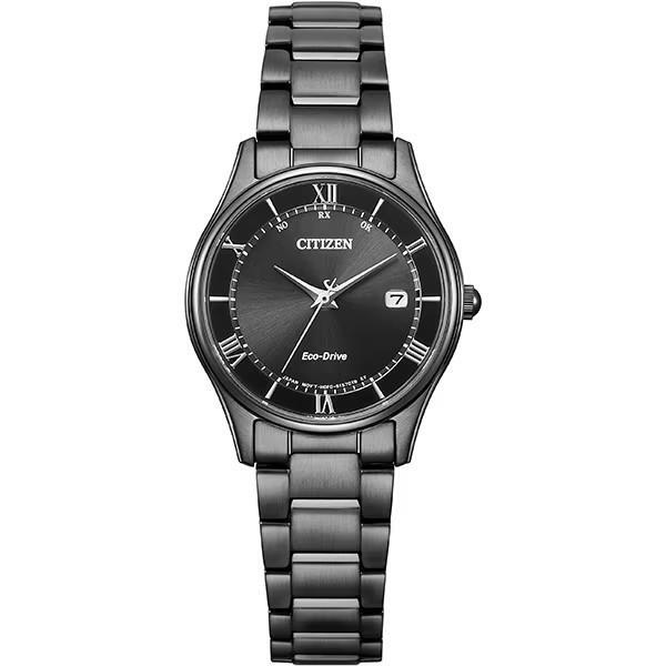 CITIZEN COLLECTION ES0004-51E Black Eco-drive Women’s Watch New in Box