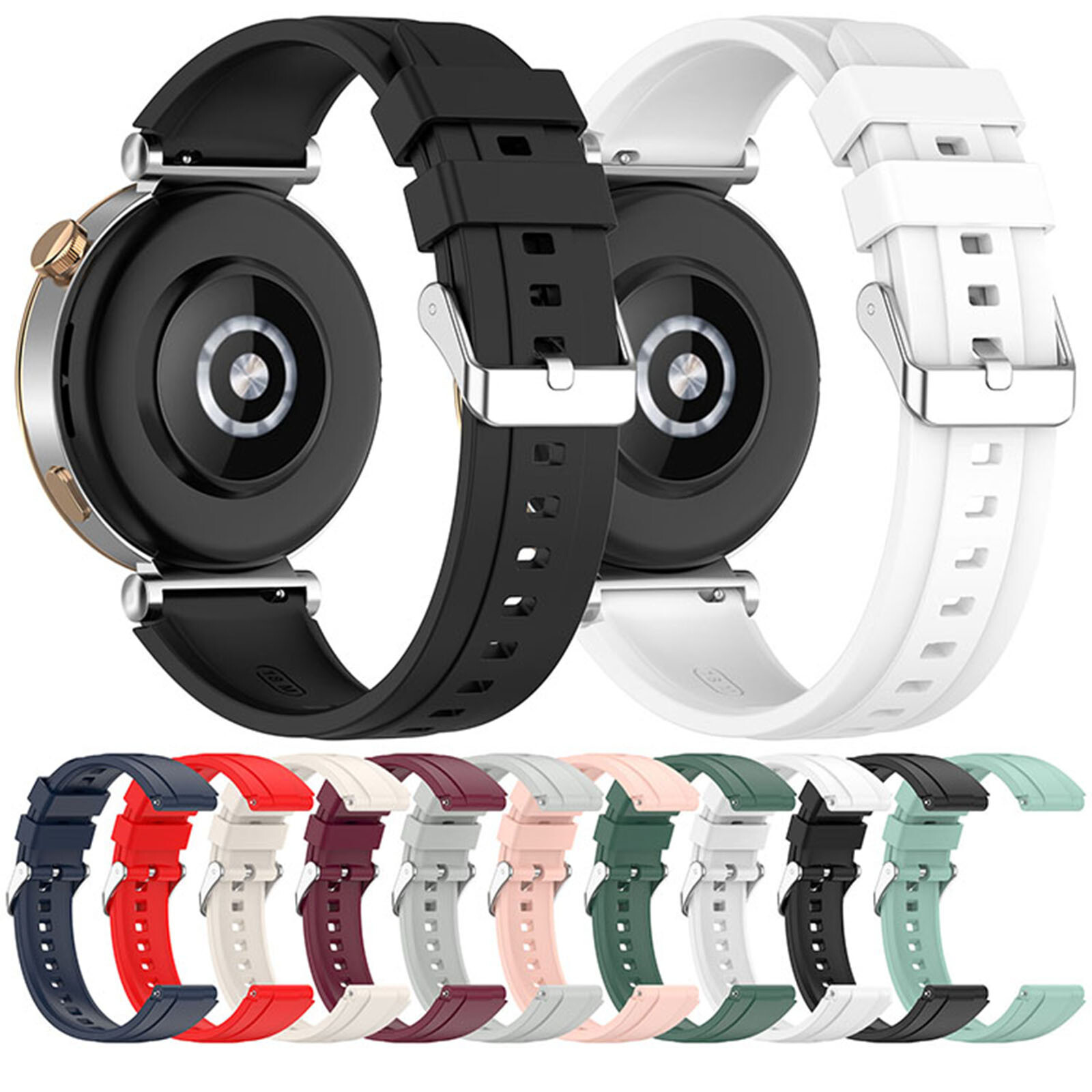 18MM/22MM Optional Silicone Watch Strap Watch Accessory Fit for HUAWEI WATCH GT4