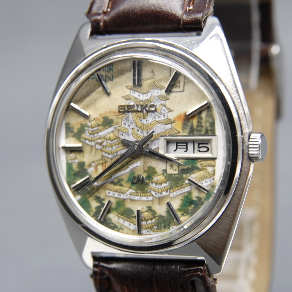 CLA’d [EXC+5] Vintage SEIKO Lord Matic 5606-7000 LM 35mm UKIYOE AT Men’s Watch