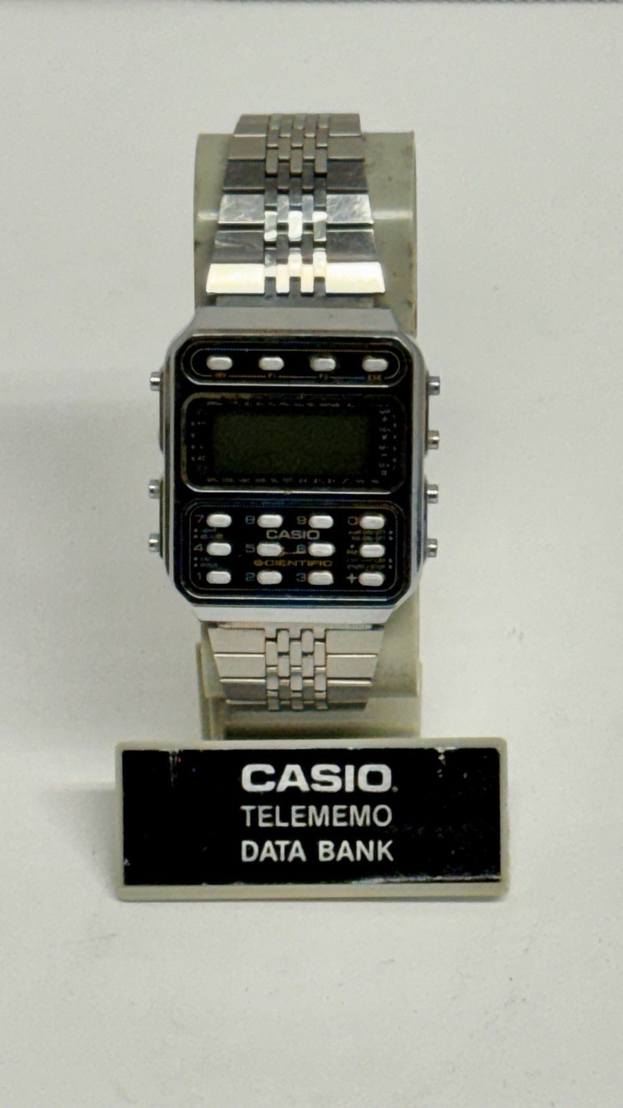 Casio CFX-200 Scientific Calculator Watch Vintage 197 Model, Made in Japan 1983