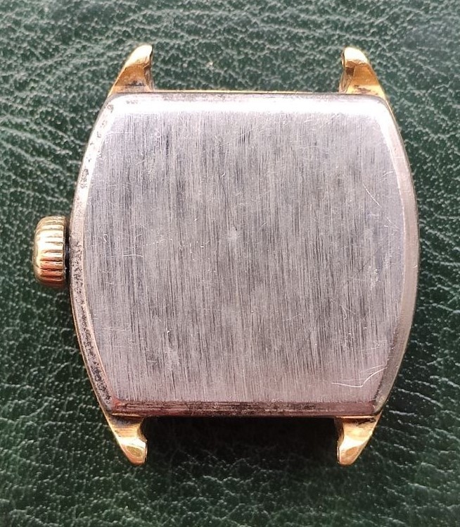 Vintage LUCH USSR Women’s Watch Purple Sunburst Dial Gold Plated AU10 Soviet RUN
