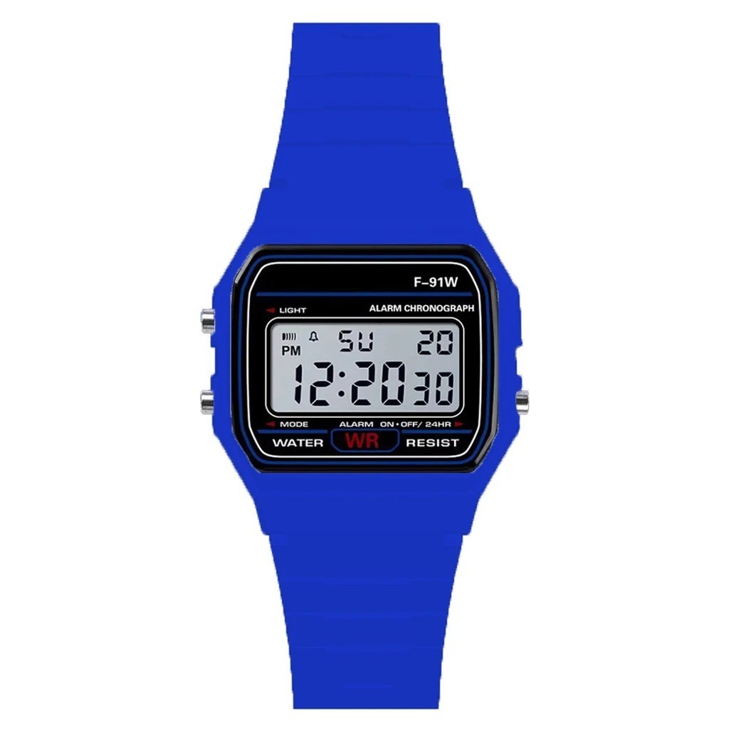 Casieo F-91W-1YER Casual Resin Digital Watch – Black