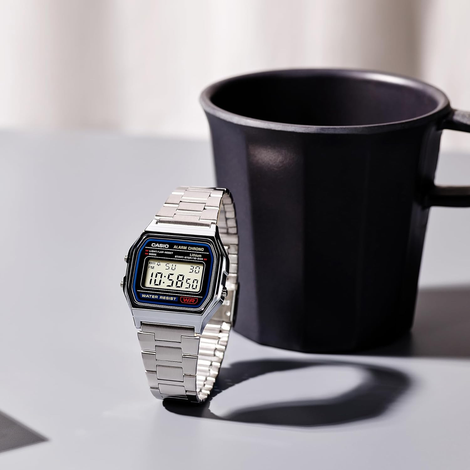 A158WA Series | Unisex Digital Watch | Vintage | WR | 100 SEC Stop Watch | Daily