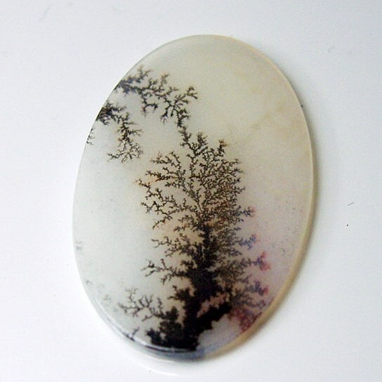All Natural! Fine Quality Dendritic Agate India 33 x 22 mm GLI