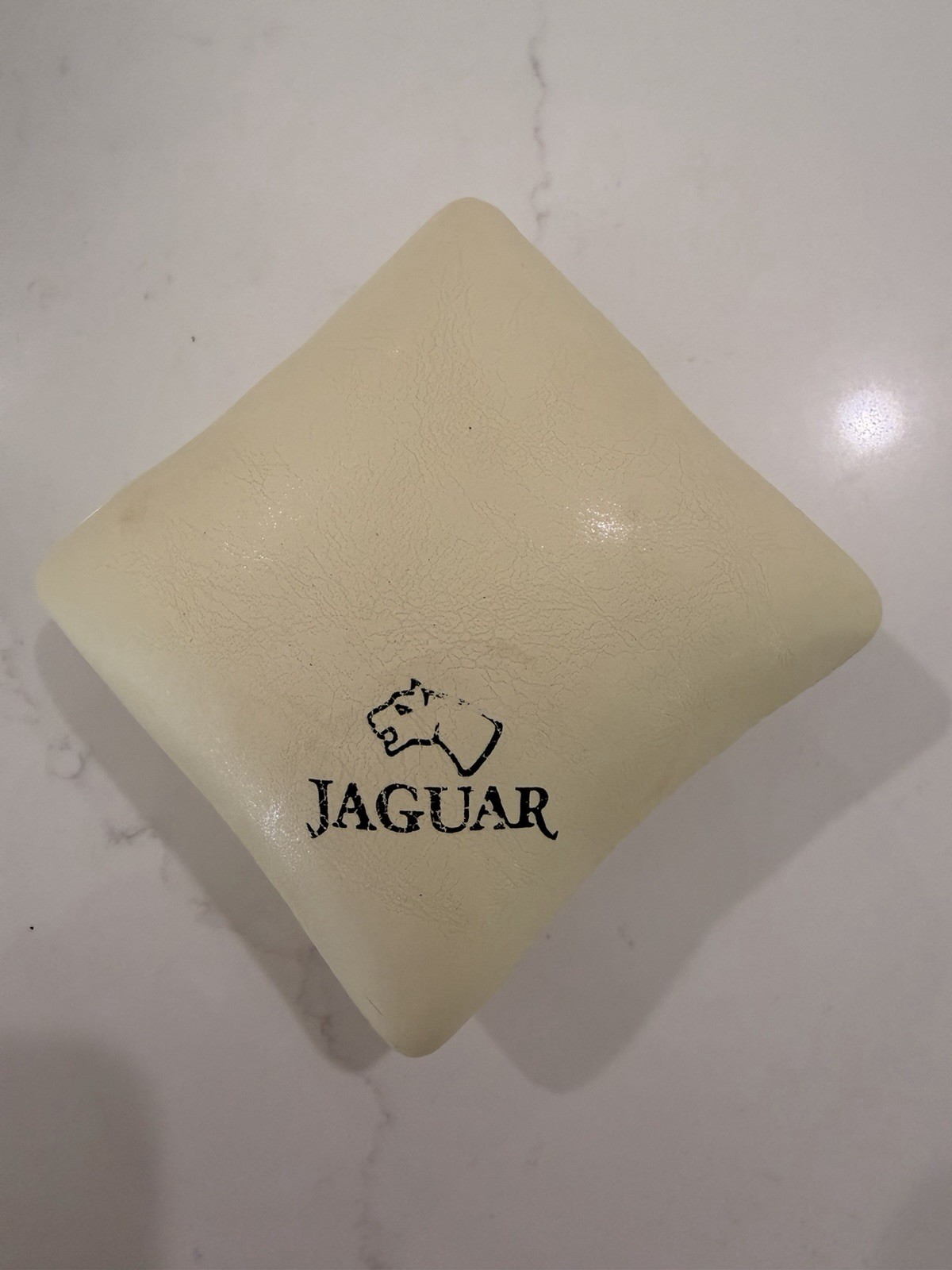 Authentic JAGUAR Swiss Watch Box Luxury Wood Grain Display Case & Pillow Mint