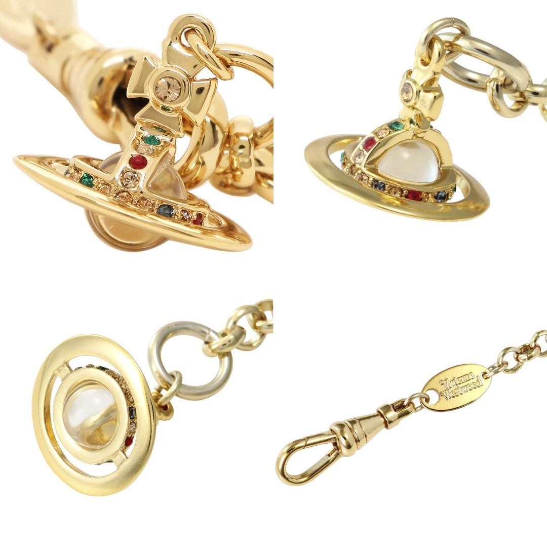 Vivienne Westwood New Petite Orb Bracelet Gold Coating Crystal Japan Unused