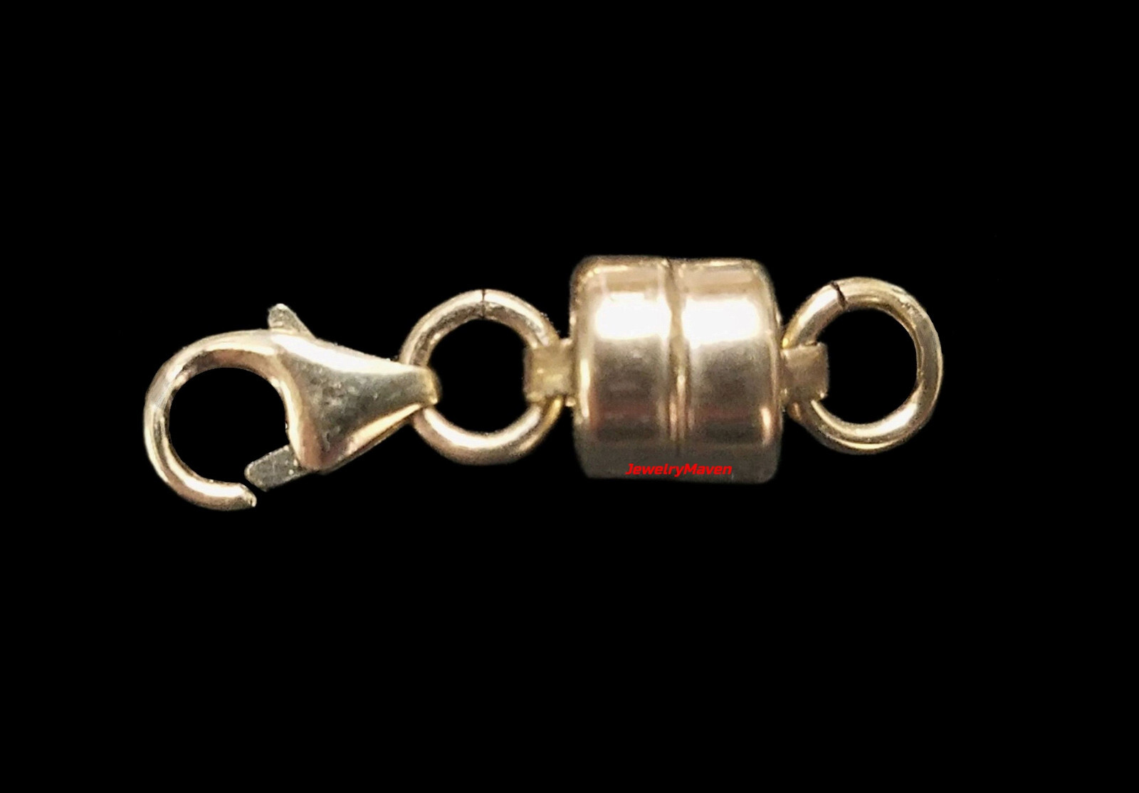5.5mm Yellow 14k Gold FILLED STRONG MAGNETIC CLASP 3/4″ Extender 8mm Lobster USA