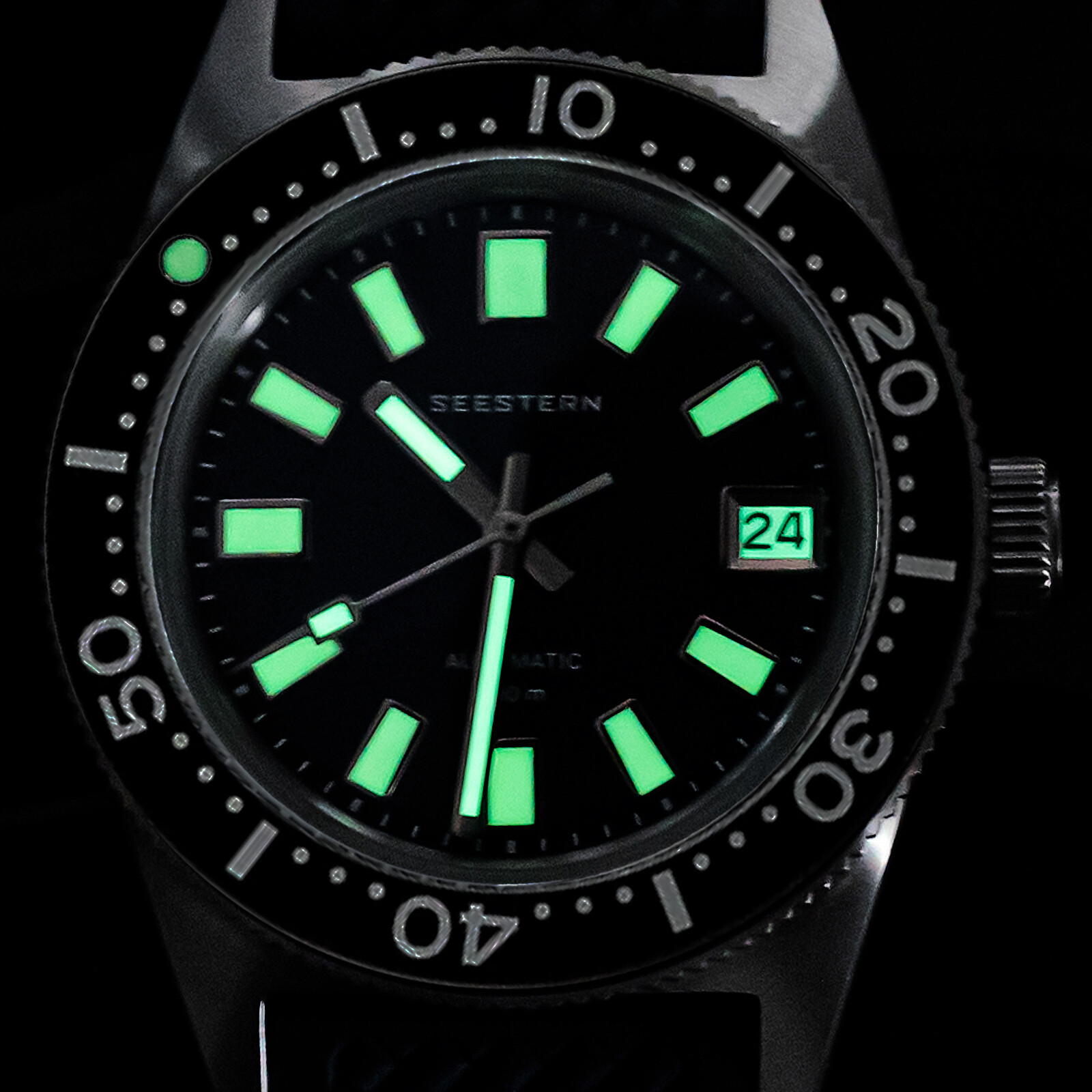 Seestern V3 62MAS 20ATM Genuine Ceramic Bezel 200m DIVER’S Watch SE2021-D62S-RR