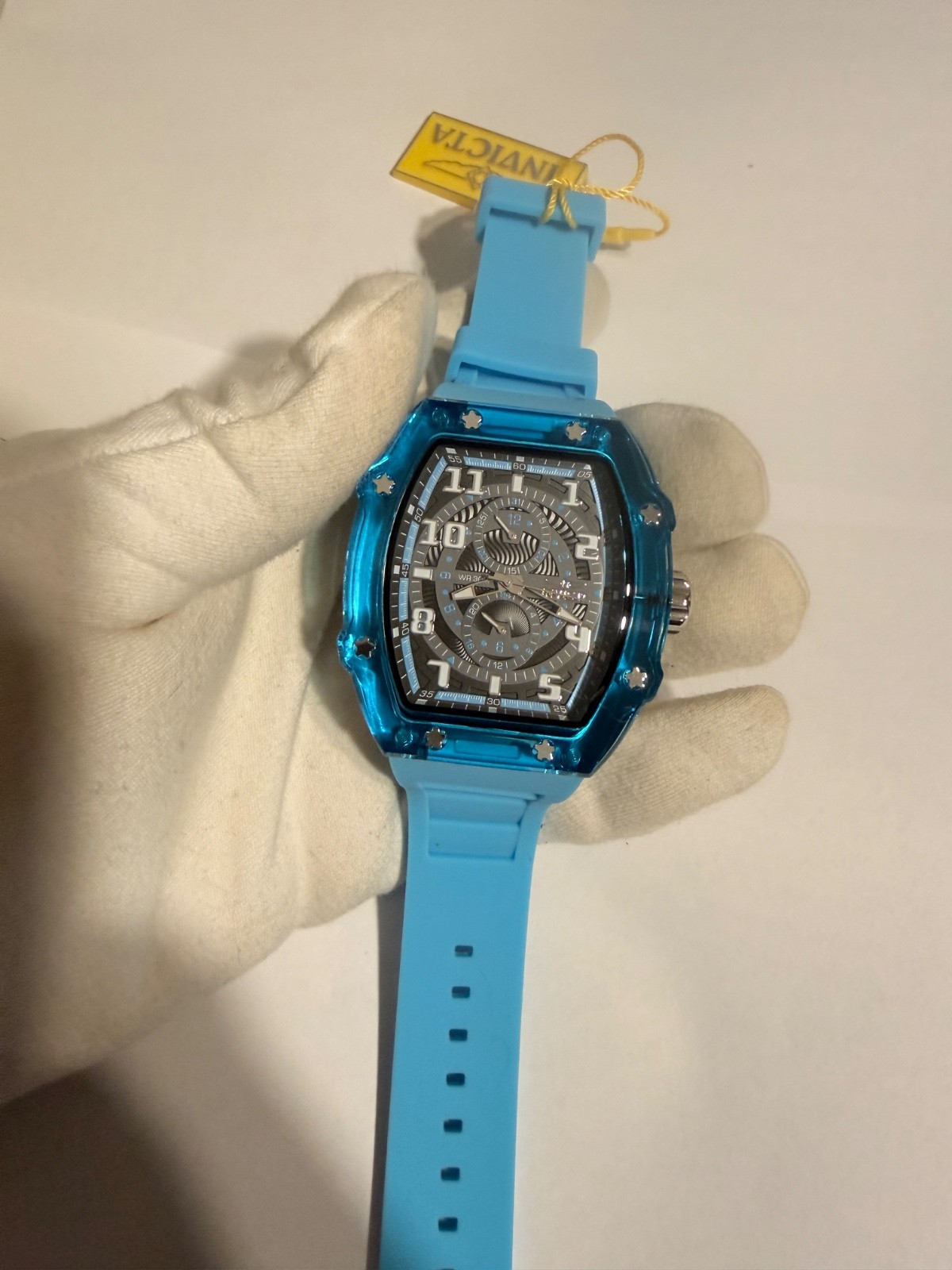 Invicta Racing Cyclone Men’s Watch – 48.5mm, Blue