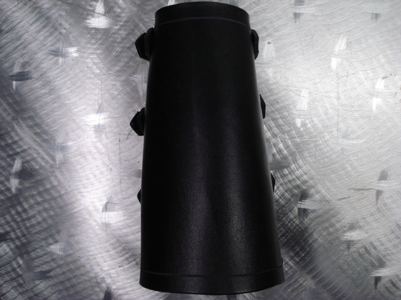 Leather Unisex Plain Gauntlet.THRASH METAL.(MDLUG0262)…..DEMOLITION HAMMER