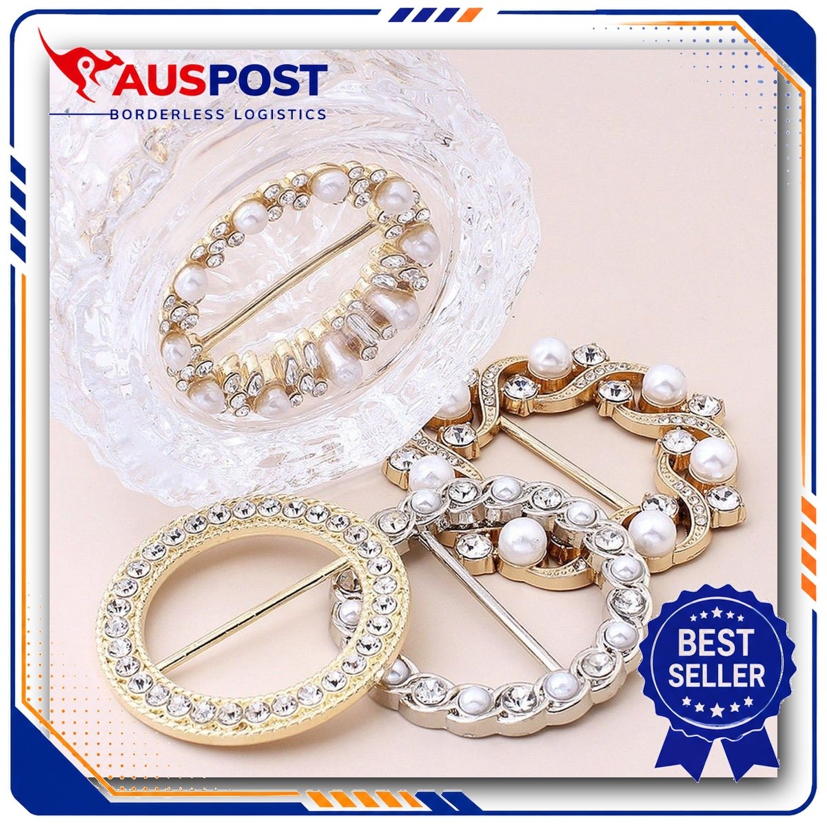 T-Shirt Clip Waist Buckle Shawl Buckle Scarf Ring Clips for Fashion Accessories