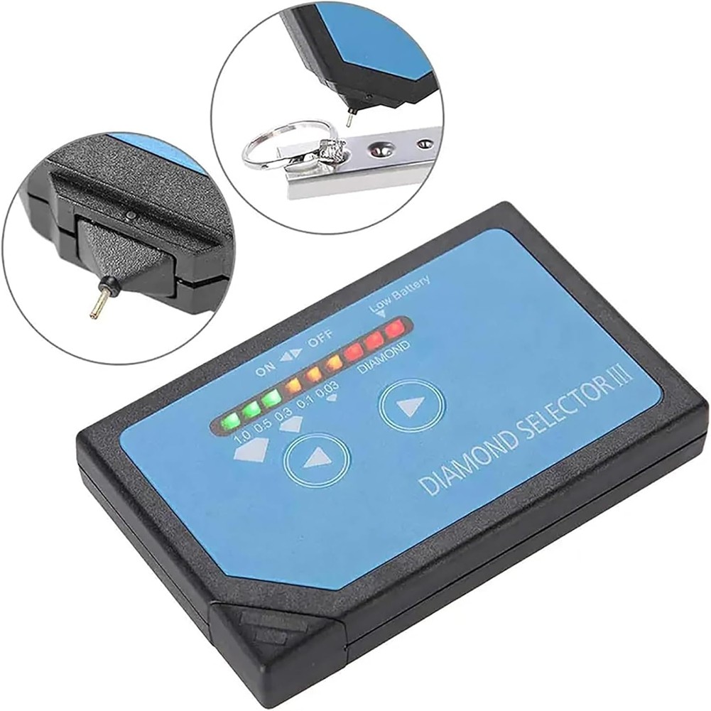 Gem Tester Gemstone Tester with LED Indicator Light for Stones V8S65236
