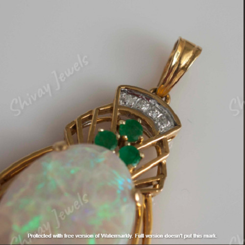 Natural Fire Opal 2Ct Oval Cut Solitaire Pendant 14K Yellow Gold Plated Silver