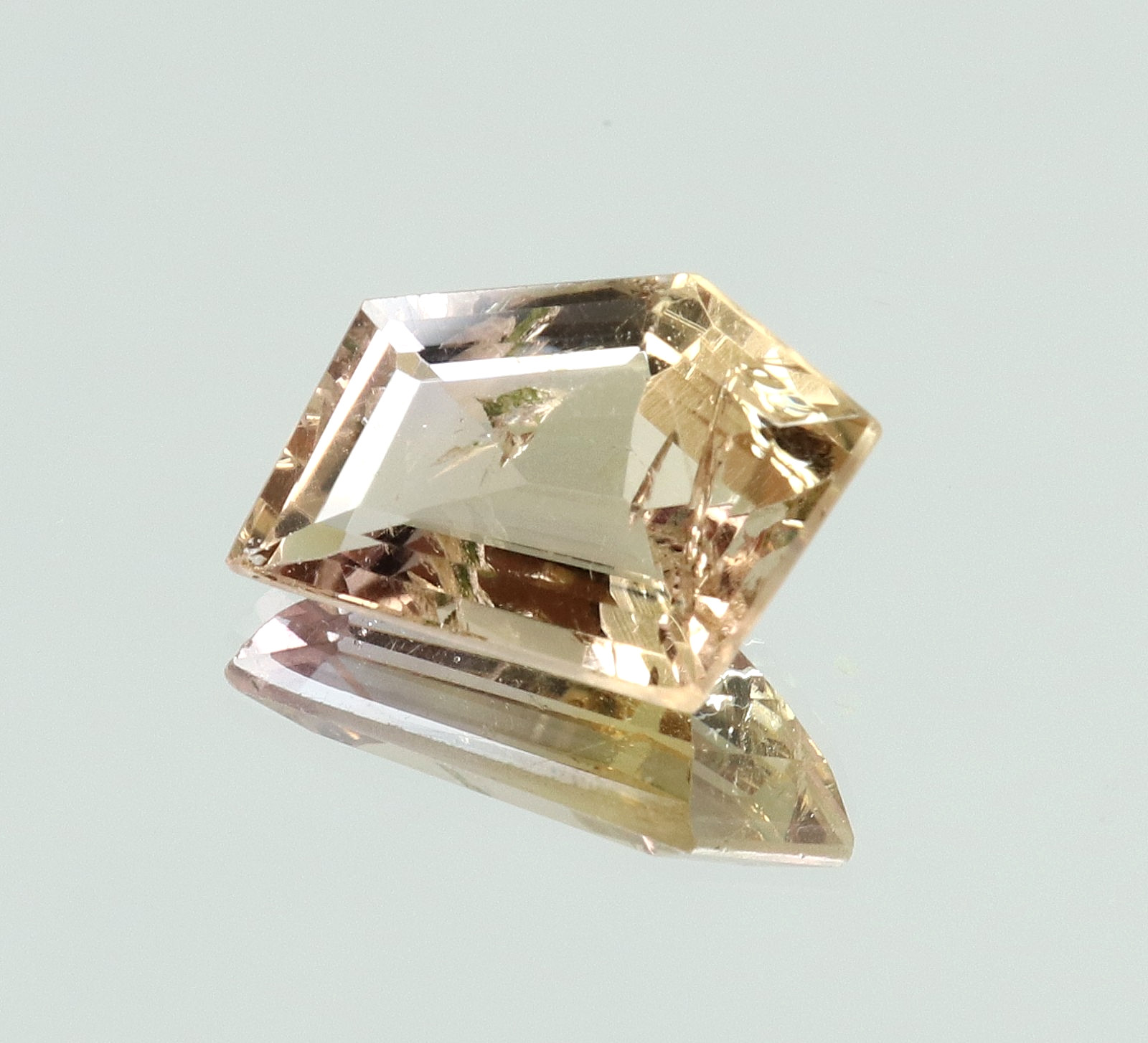 Natural Bolivia Ametrine Bi-Color 6.45 Ct Untreated Certified Loose Gemstone