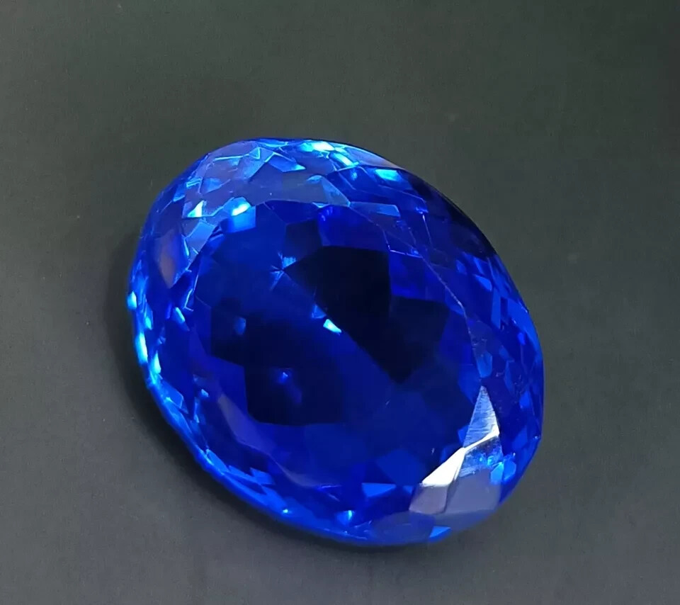 Sapphire Natural Kashmiri Blue Loose Gemstone Oval Cut 20 Ct AAA+ EGL Certified