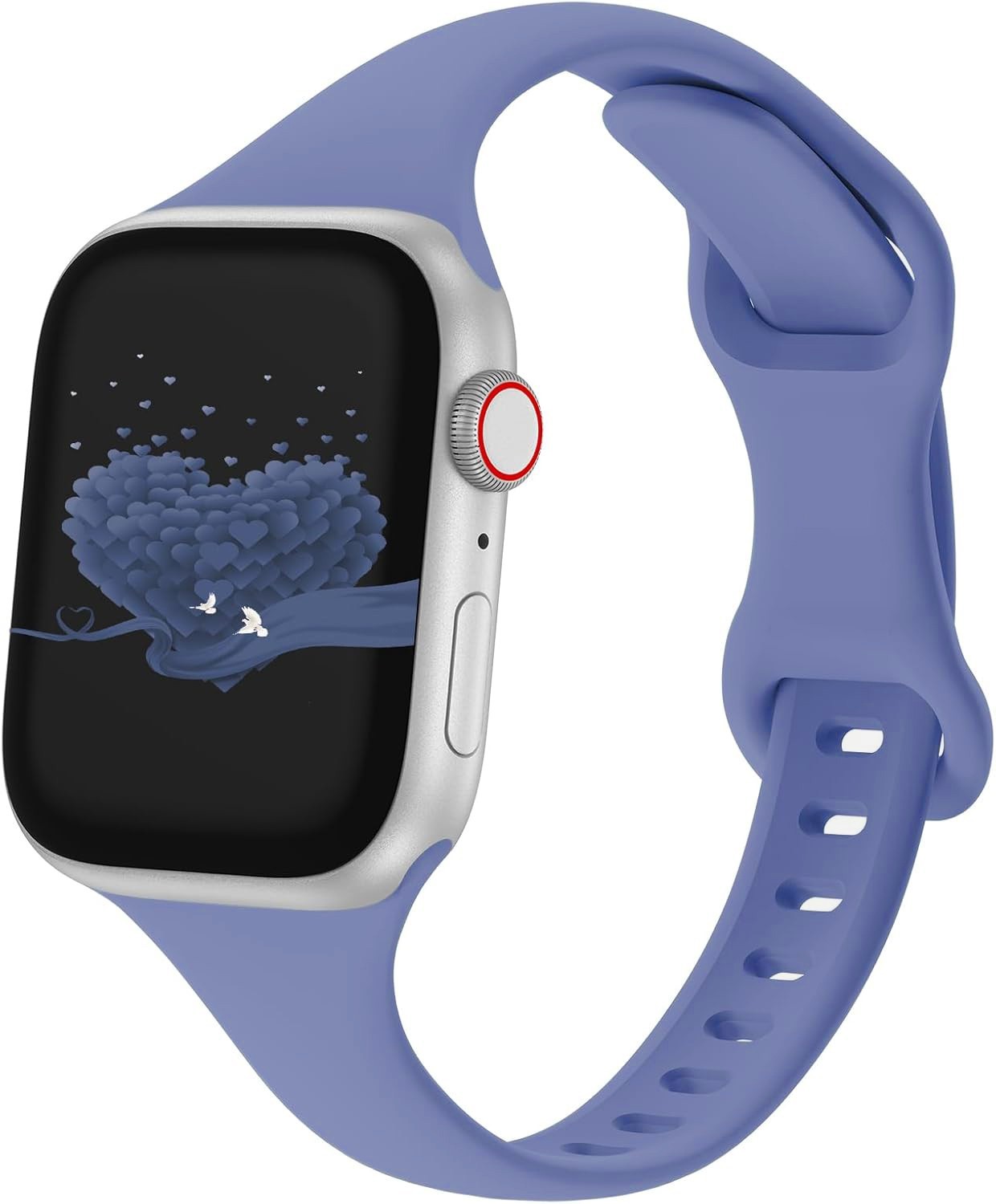 2 for 1 Silicone Sport Band for Apple Watch Series 11, 10, 9, 8, 7, 6, 5 – 1, SE