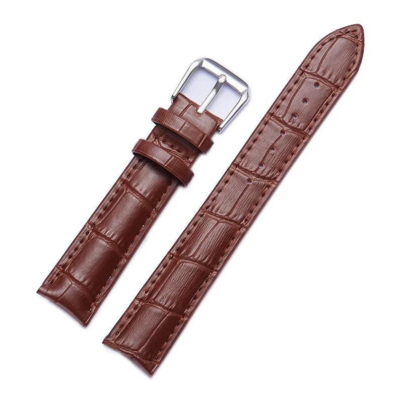 Genuine Leather Mens Watch Strap Band Brown Black 12mm 14mm 16mm 18mm 20mm 22mm