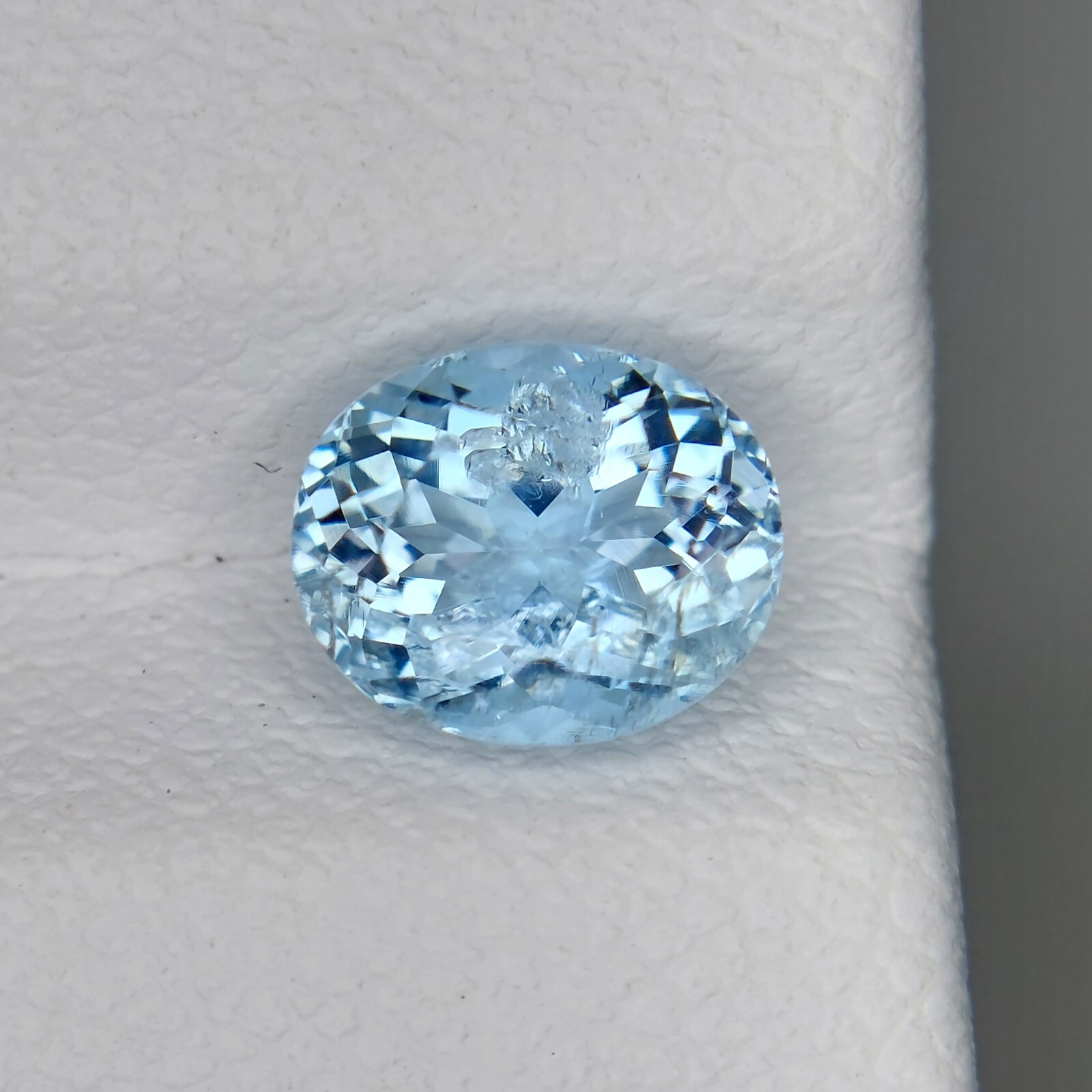 1.08Cts EXQUISITE OVAL SHAPE NATURAL AQUAMARINE LOOSE GEMSTONE