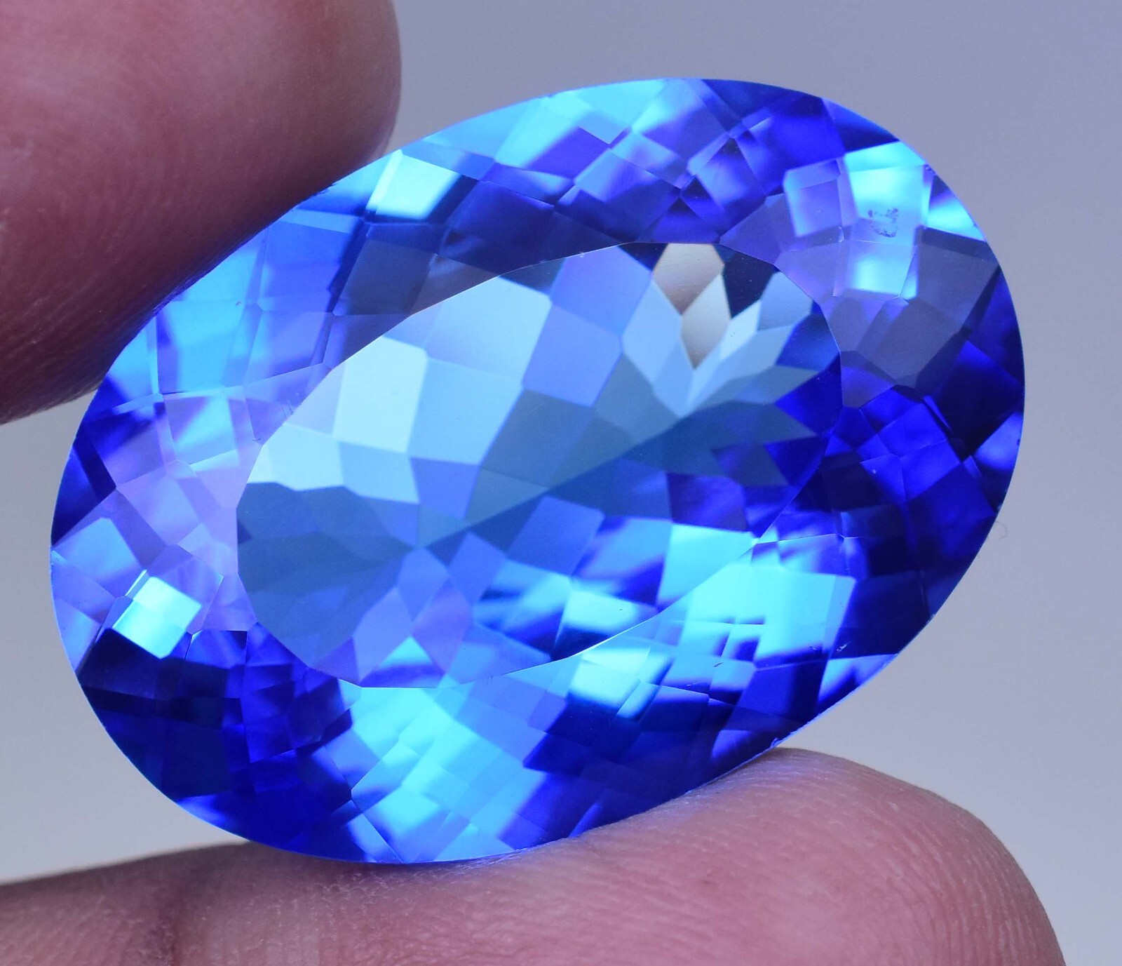 45.20 Ct Flawless Natural Ceylon Blue Spinel AGL Certified BIG-SIZE Gemstone