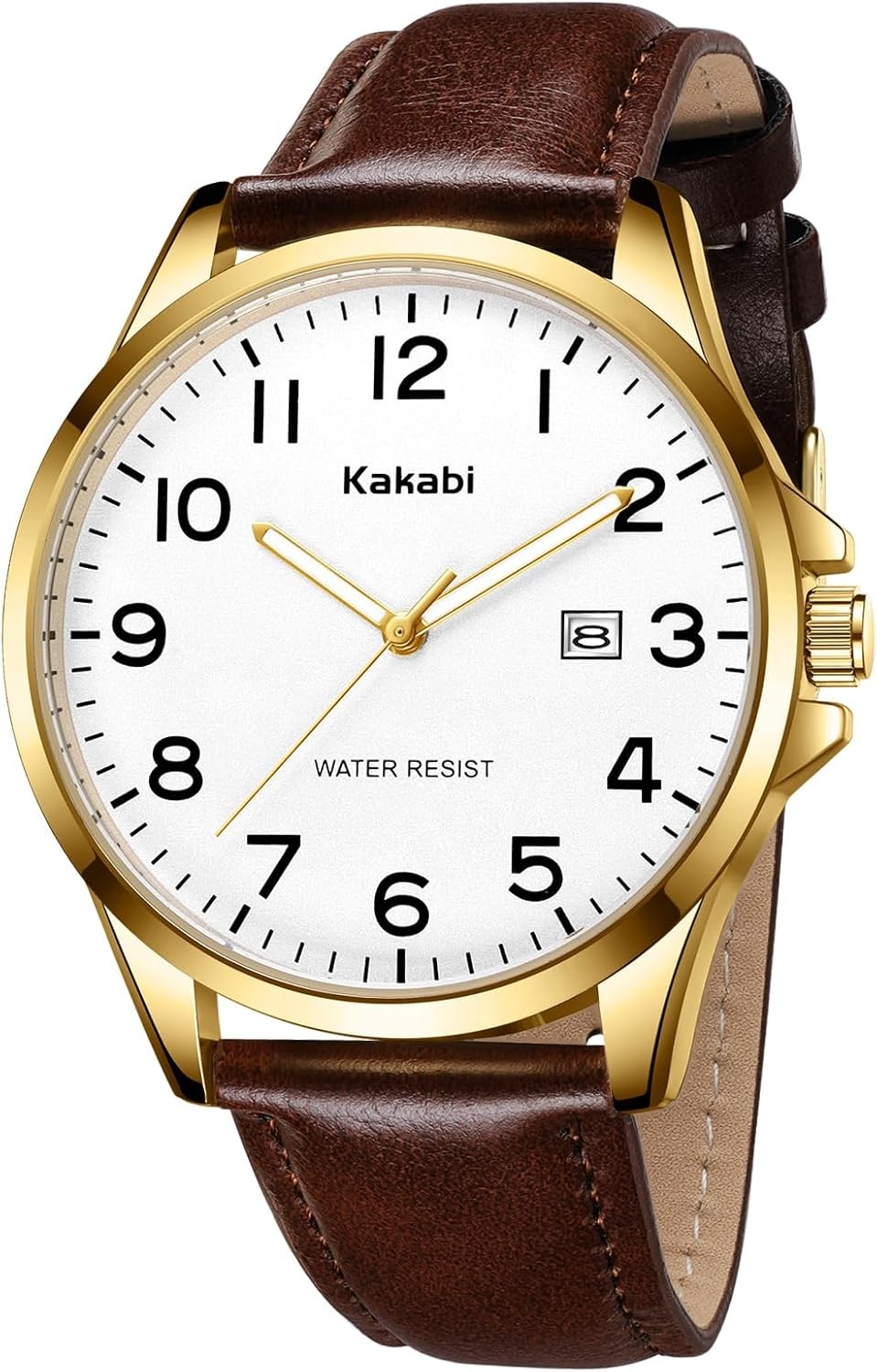 Watch for Men, Fashion Minimalist Wrist Watch Waterproof Quartz Analog Date with