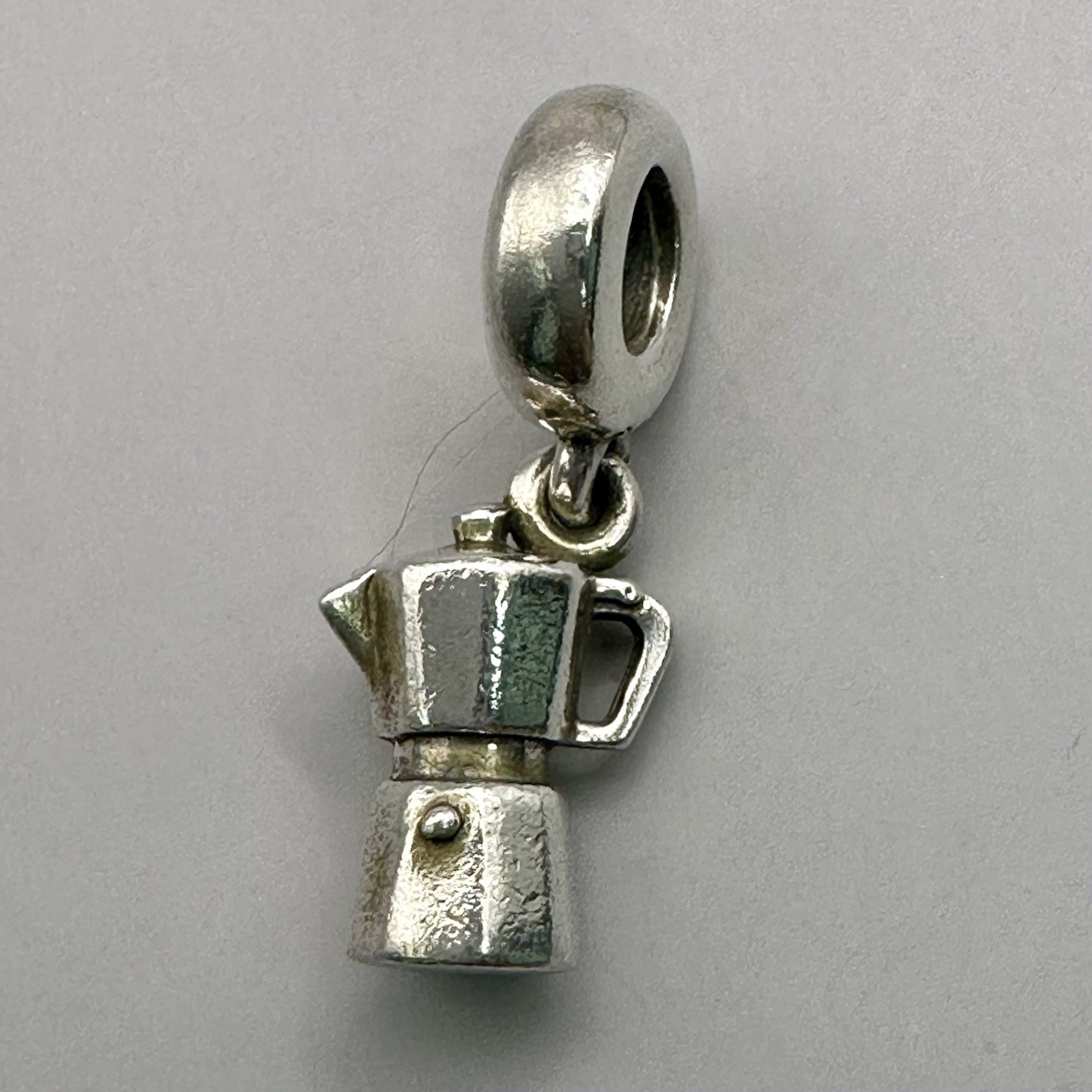 Pandora Coffee Lovers Bead Charm Pot ALE S 925 Sterling Silver Pendant 791514