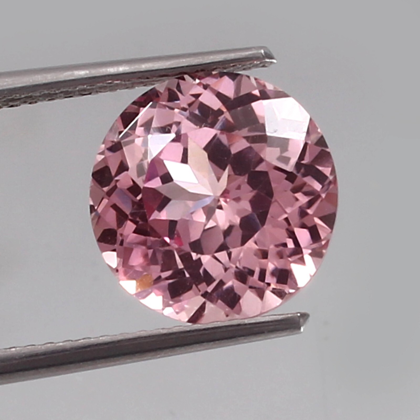 AAA Quality Natural Ceylon Padparadscha Sapphire Round Cut Gemstone 11×11 mm